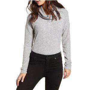 BP Cozy Ribbed Turtleneck Top